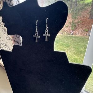 Silver Ankh Earrings Handmade with Love ☮️❤️🔆